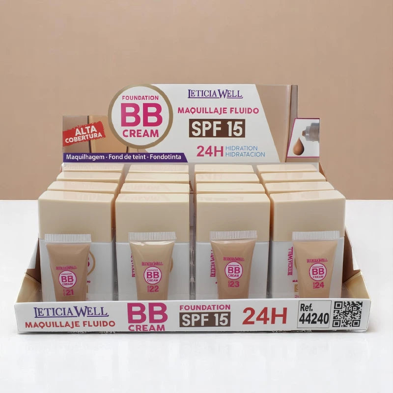 BB CREAM SPF 15 – 24H – LETICIA WELL