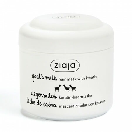 Masque Revitalisant Cheveux à la Kératine et au Lait de Chèvre
Ziaja 200ml