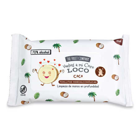 Lingettes multi usage Mains/Visage/WC à la coco