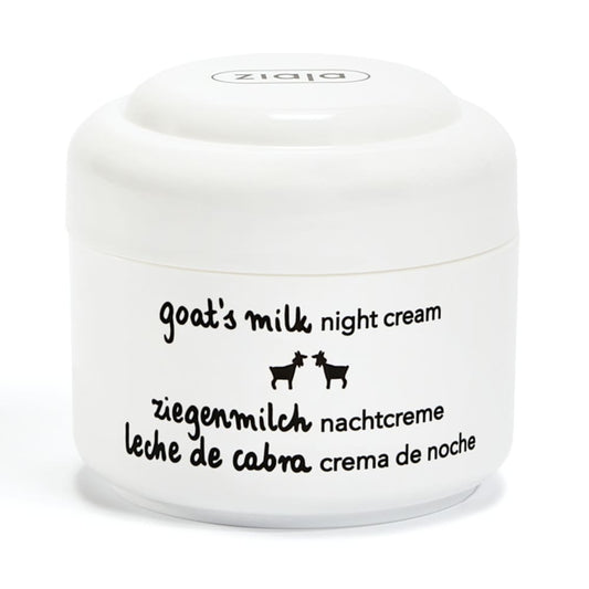 Crème de nuit anti âge au lait de chèvre Ziaja 50ml